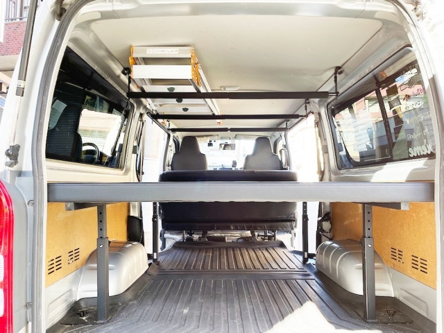 200系ハイエースDX 車内キャリア3本セット