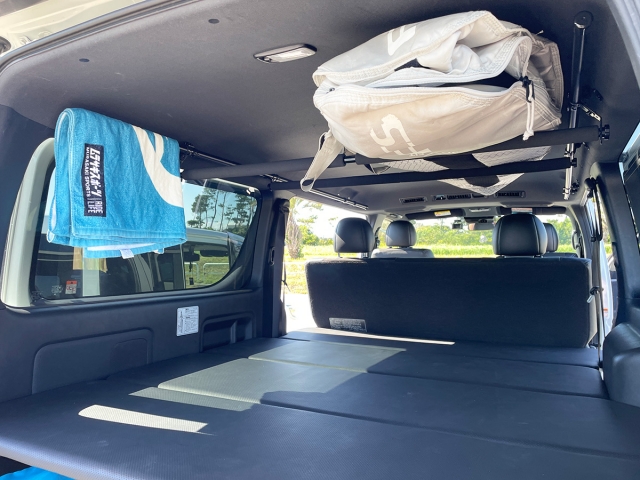 200系ハイエースSGL サイドバー&スライドバーセット くの字ステー