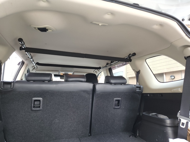 セカンドグリップラック パイプサイドバータイプ 車内キャリア