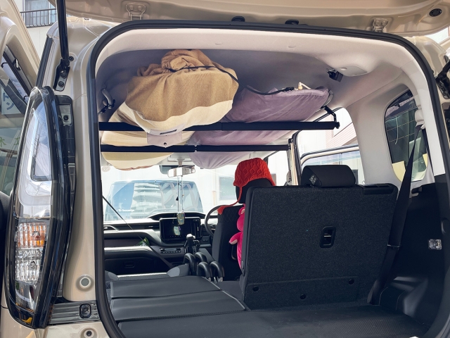 スペーシア 縦手すりタイプ 車内キャリア