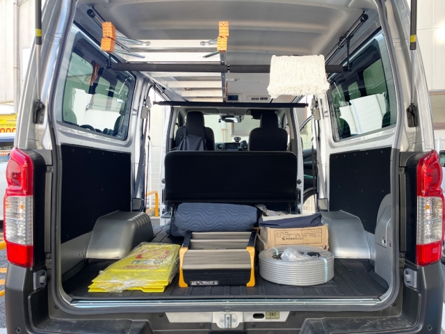 NV350 キャラバン DX サイドバー&スライドバー2本セット 車内キャリア