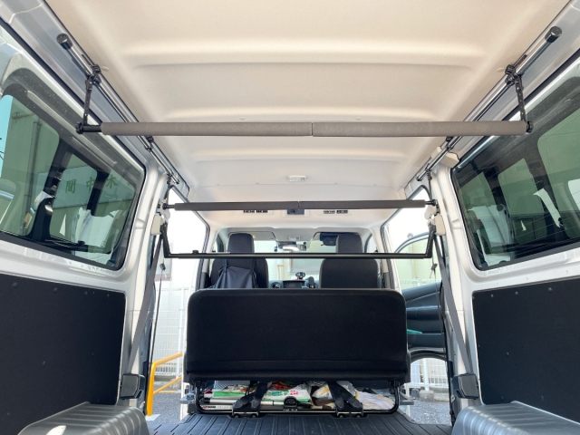 NV350 キャラバン DX サイドバー(ショート)&スライドバー2本セット 車内キャリア