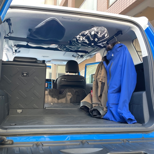 改良版 FJクルーザー サイドバー&スライドバーセット 車内キャリア